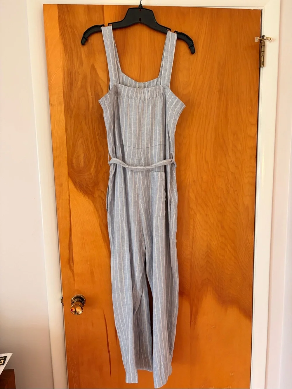 Everlane Linen Tie-Waist Jumpsuit